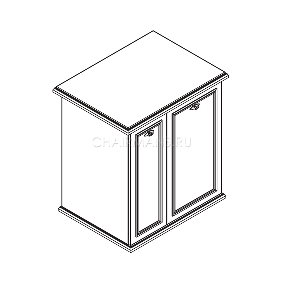 Тумба с фригобаром Skyland RAUT RTF 86 дуб девон