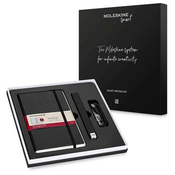 Набор Smart Writing Moleskine с блокнотом в пунктир (SWSAB34BK01)
