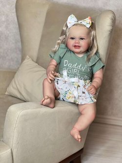 Кукла Реборн мягконабивная 60см в пакете (FA-511)