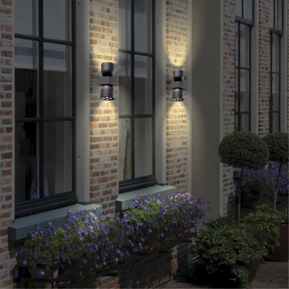 358114 STREET NT19 366 темно-серый  Ландшафтный настен.светильник IP65 LED 3000К 20W GALEATI