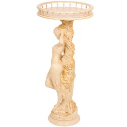 Подставка декоративная Девушка с кувшином №450/2 Айвори