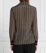 Шелковая рубашка Liu Jo - коричневый(CF3300 T3598)