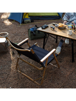 Стул Naturehike MW02 NH19Y002-D складной черный, 6927595760789