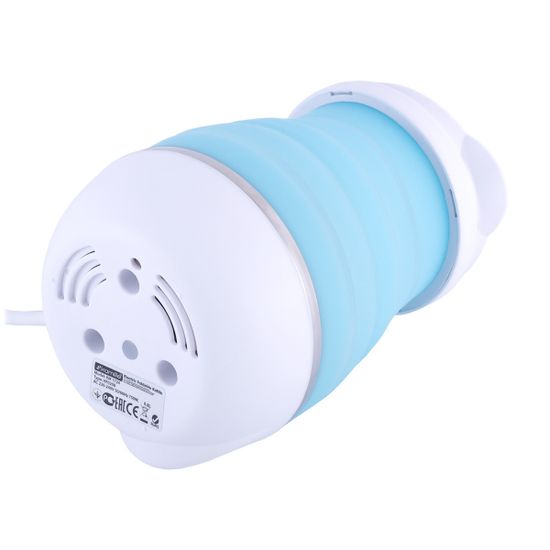 Чайник электрический 0,8 л. силиконовый складной Kamille KM-1724 голубой с белым