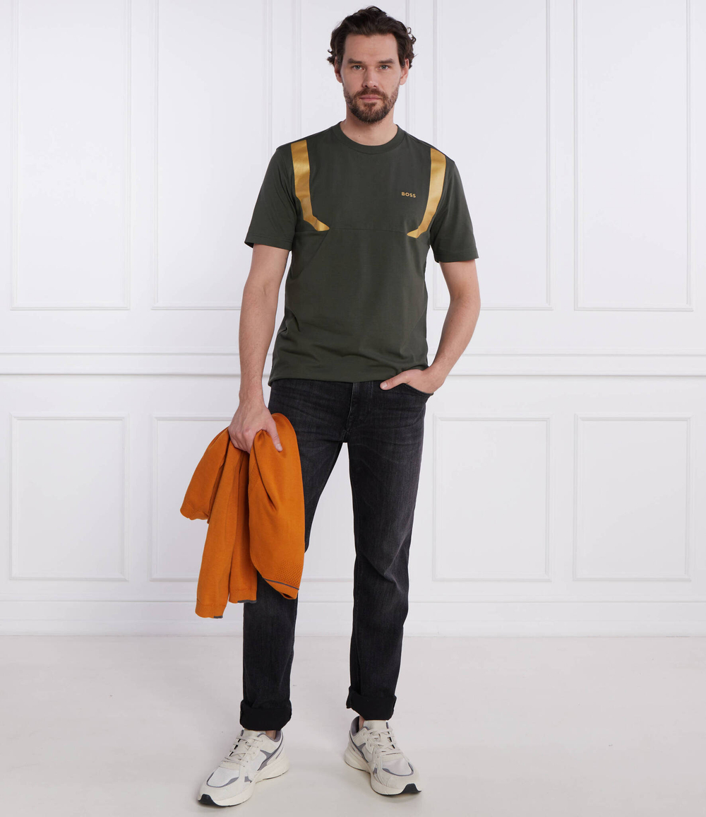 Футболка Tee 5 BOSS GREEN - хаки(50506361)