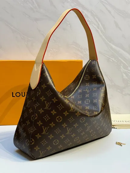 Сумка Louis Vuitton Slouchy, коричневый