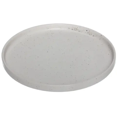 Тарелка керамическая для стейка «Perfetto» 19,7*2,5см, белая