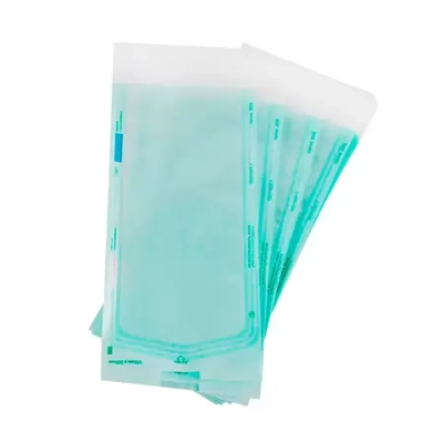 Пакет для стерилизации комбинированный самозаклеивающийся плоский ТерраМед 90х260 мм 100 шт