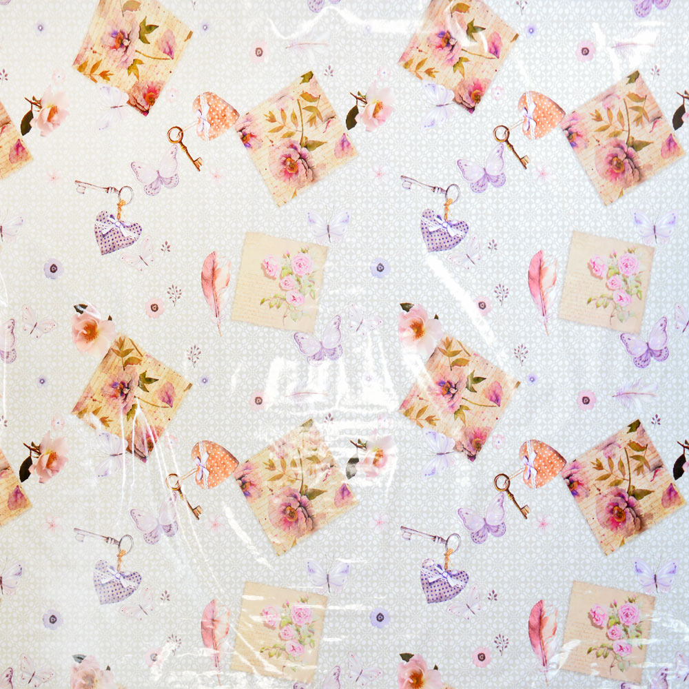 Клеенка DREAM 137см*20м глянцевая на тканевой основе, 81078