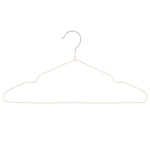 Плечики металлические нескользящие с полимерным покрытием 7шт «ТАРТИТАН», цвет белый, 41см (лейбл Селфи)