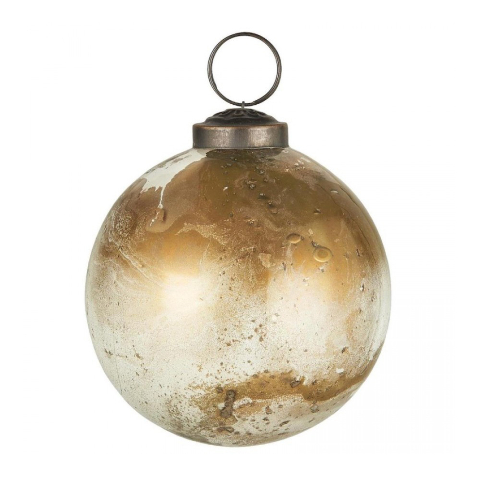 Ёлочный шар pebbled rustic brown