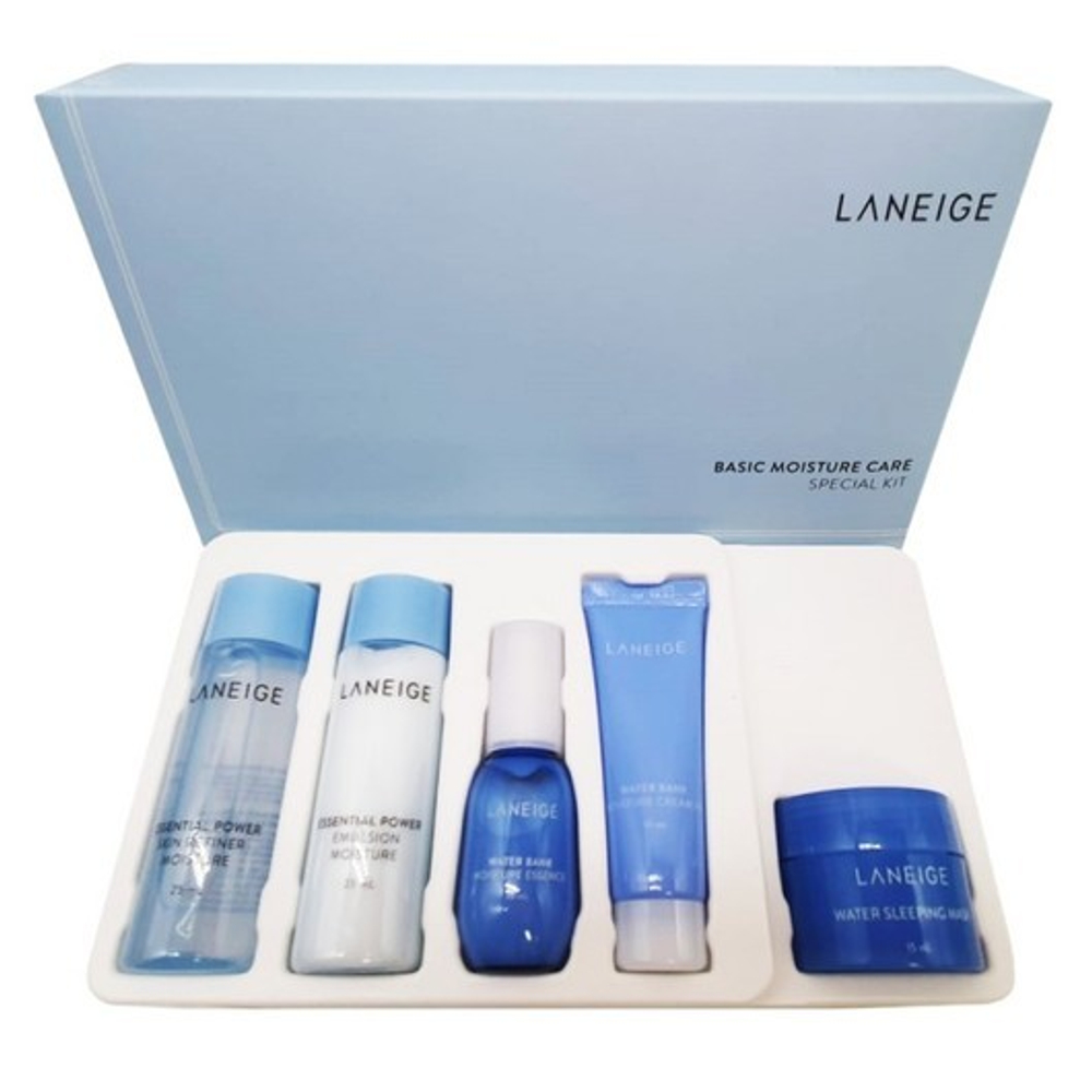 Laneige Basic Moisture Care Special Kit - Увлажняющий базовый мини набор