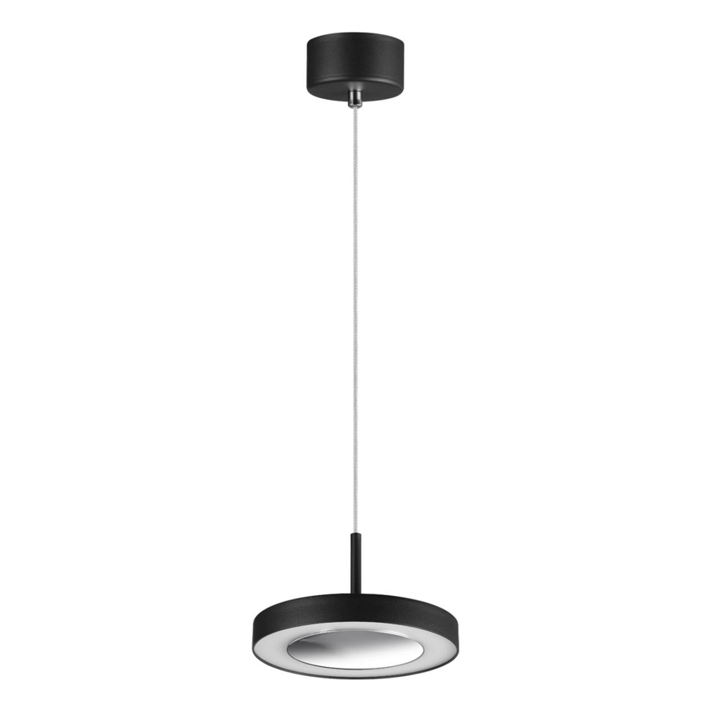 359281 OVER NT23 326 черный Светильник накладной светодиодный IP20 LED 18W 85-265V 1350Лм 3000К MIRROR