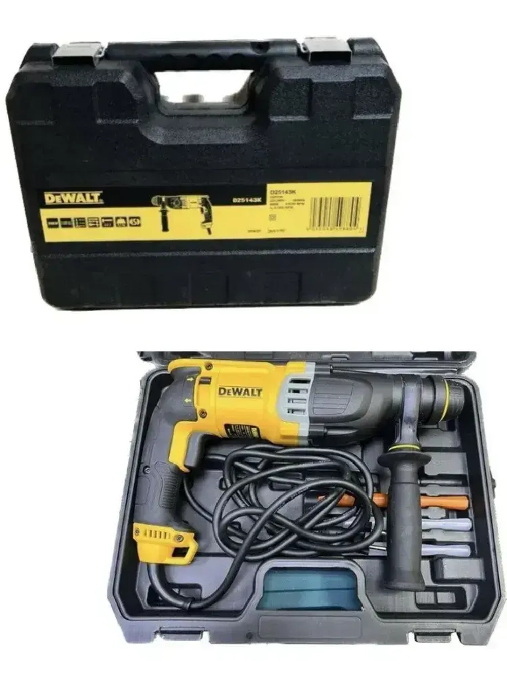Перфоратор Dewalt D25143K, SDS-plus, 900 Вт