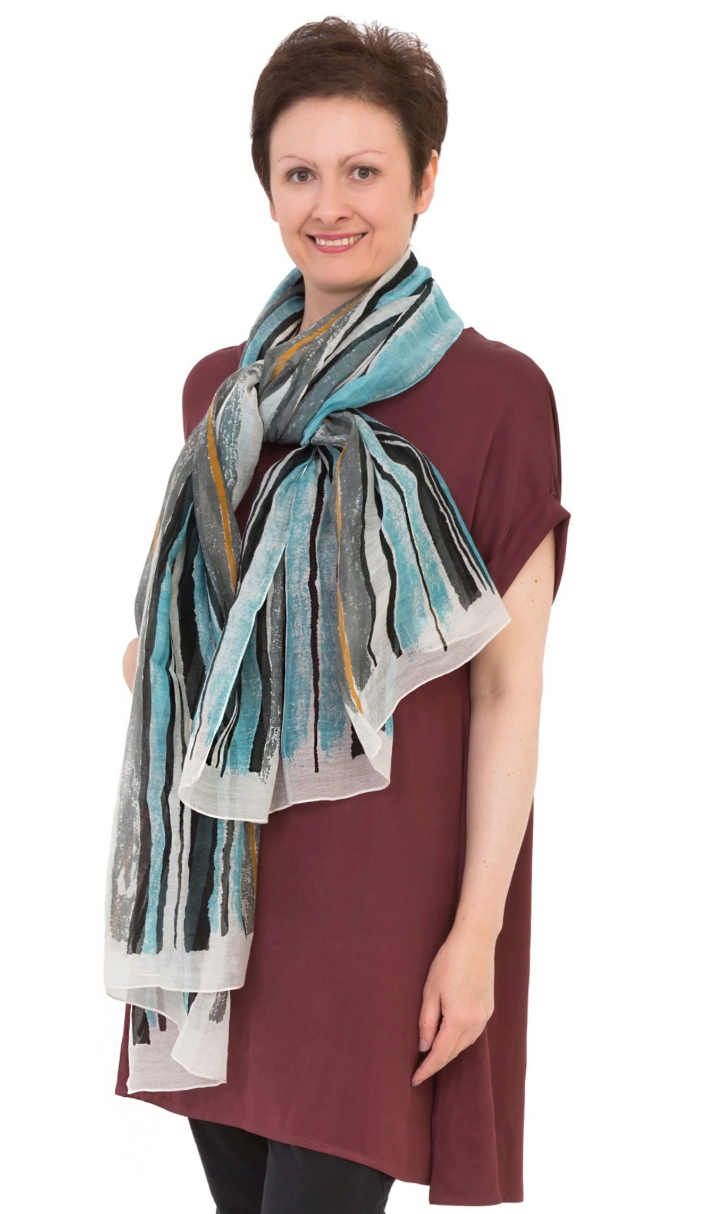 Шаль 110x200 Petrusse Rivage Aqua RIVAGE_A