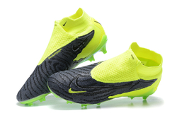 Бутсы Nike Phantom GX Elite FG (Желтый+черный)