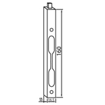 Ригель MORELLI L160 SN никель