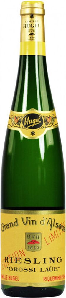 Вино Hugel Riesling Grossi Laue Alsace AOC, 0,75 л.