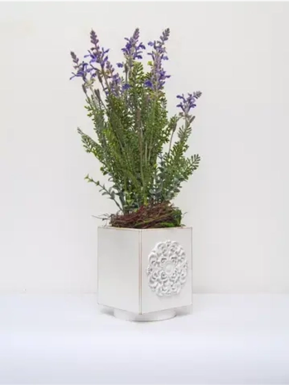 Искусственные цветы для декора в кашпо