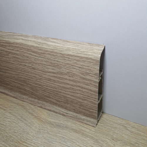 ПЛИНТУС "Идеал-Д85" Дуб латте 85*23мм 2,2м