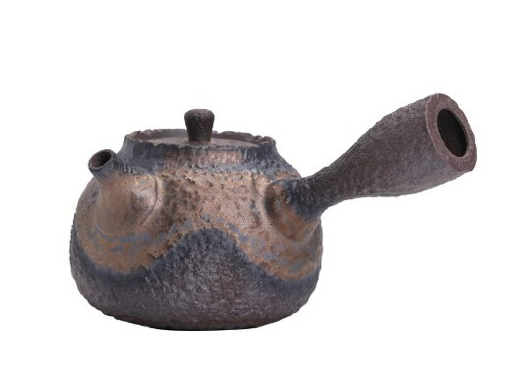 312068 Чайник ВИНТАЖНАЯ КЕРАМИКА "Боковая ручка", 250 мл, керамика