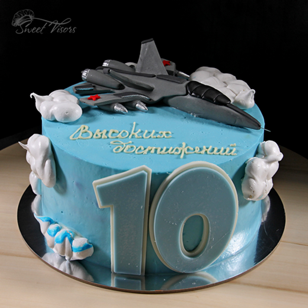 Декор торта Истребитель торт с самолетом кондитерская Sweet Visors Сладкие Козырьки. Кондитер Светлана Дегтерева. Домашние торты на заказ в СПБ. Мы создаем сладкие истории на любой вкус на день рождения, юбилей, свадьбу. Торты для мальчиков и мужчин, для девушек и девочек. Вы можете заказать десерты ручной работы.