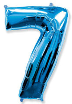 Ф ЦИФРА 7  40" Blue Синий
