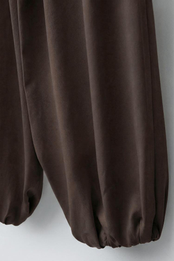 ZARA БРЮКИ БОМБАЧО С ЗАЩИПАМИ, КОРИЧНЕВЫЙ