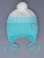 Шапка для мальчика осенняя с завязками