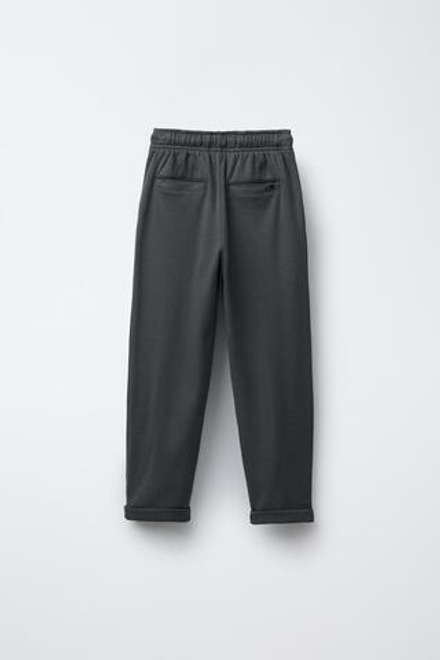 ZARA БРЮКИ COMFORT НА РЕЗИНКЕ, СЕРЫЙ