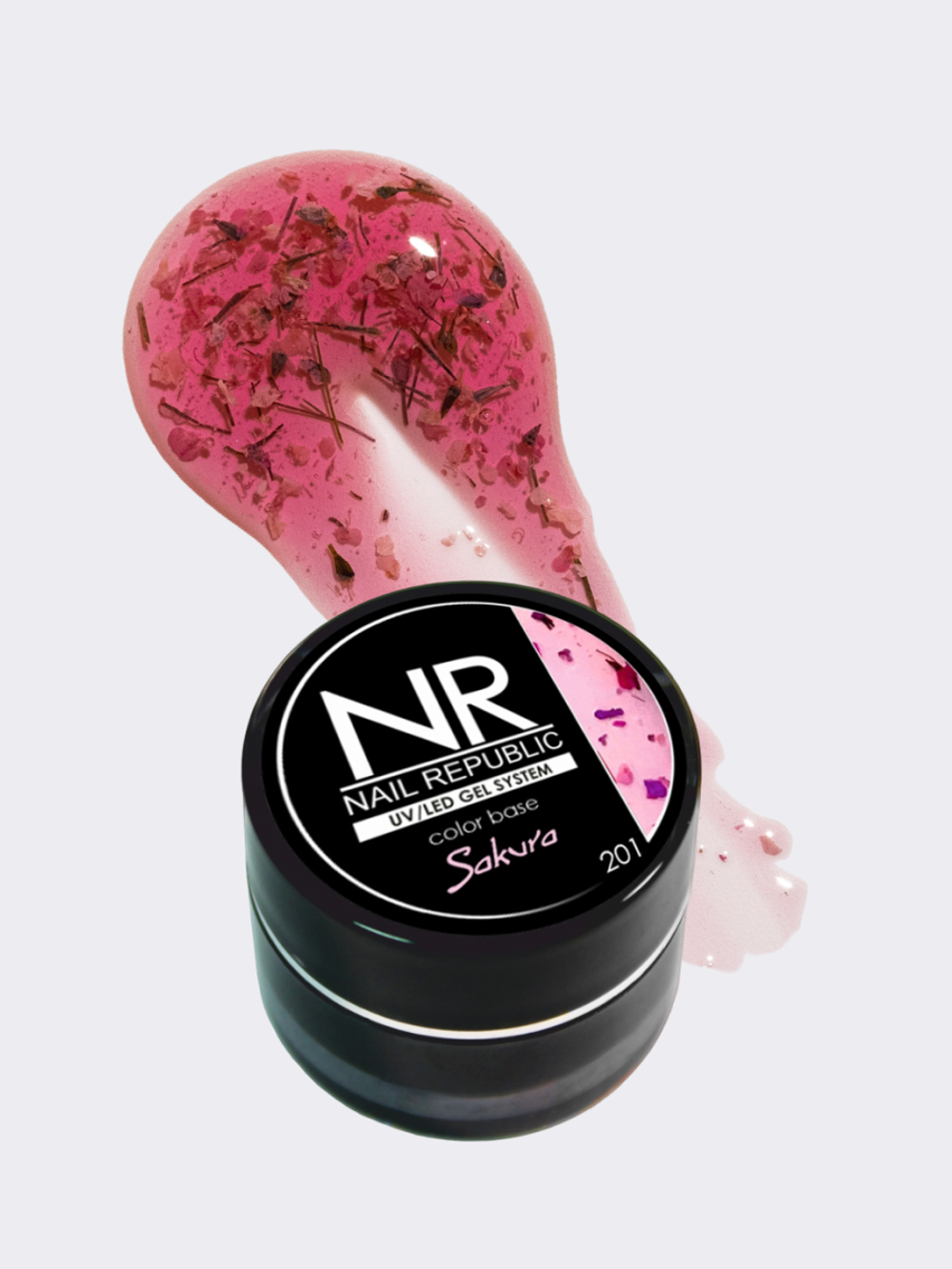 NR BASE Камуфлирующая SAKURA №201 (5 г)