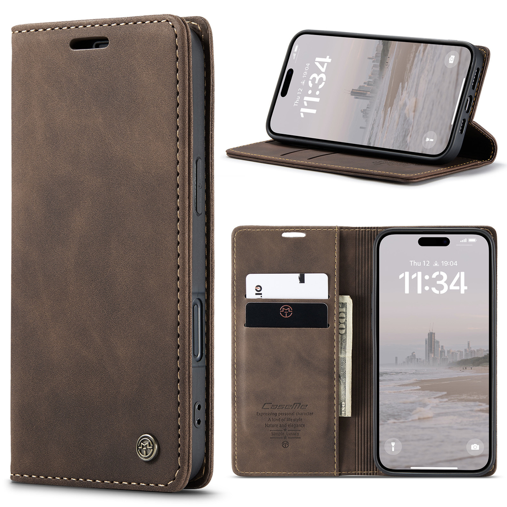 Чехол-книжка CaseMe Matte iPhone 16 Pro