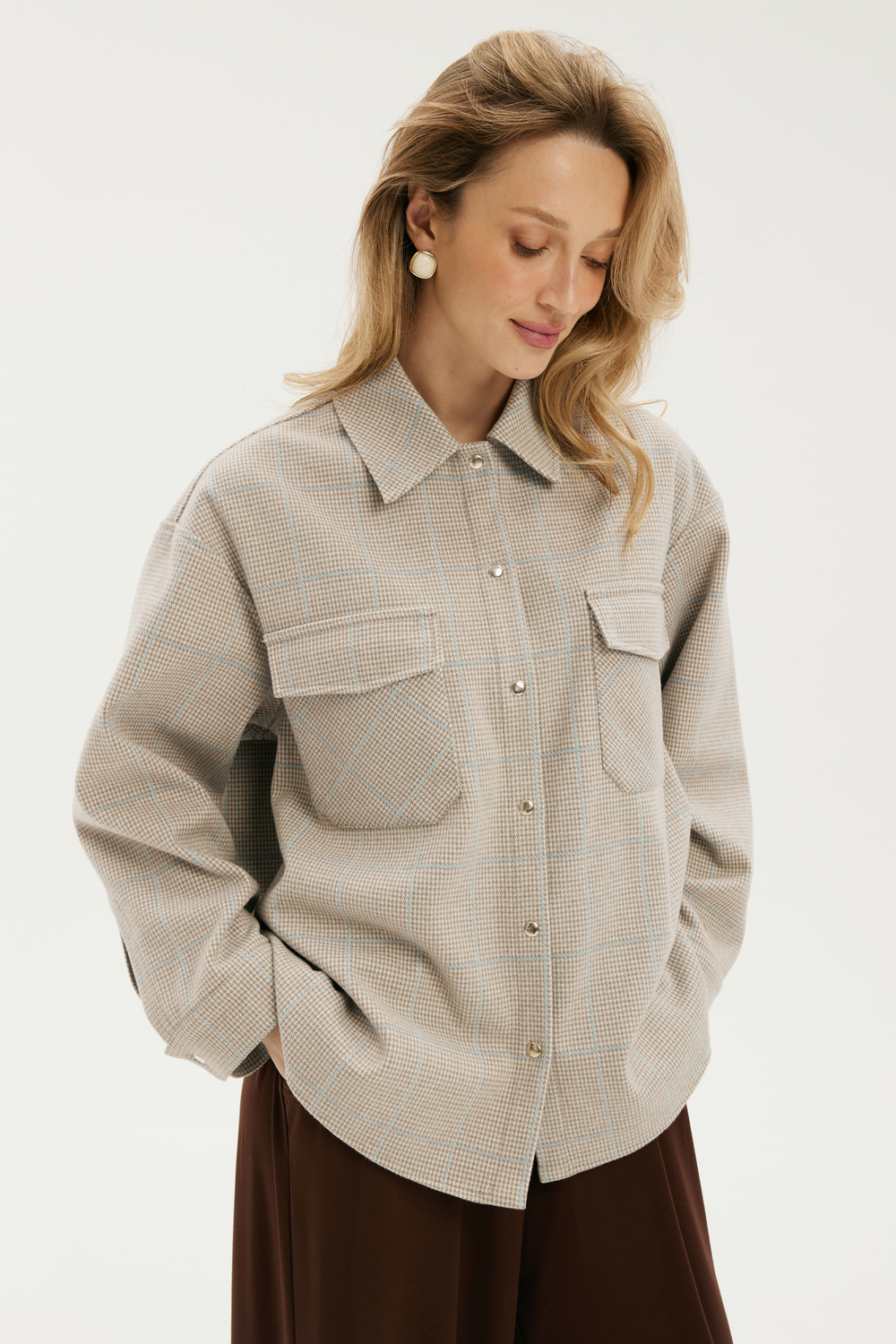 Рубашка утепленная женская