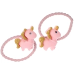 Резинки для волос детские 2 шт «Baby boom - Зверьки», микс 4-5 цветов, d-3,2см