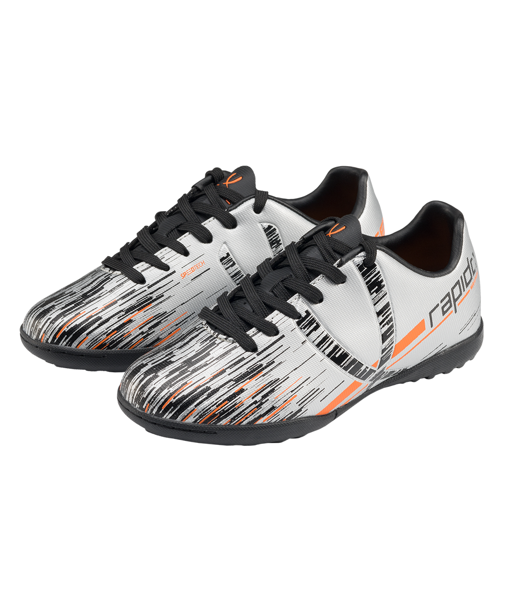 Бутсы многошиповые Rapido TF Silver/black, детский