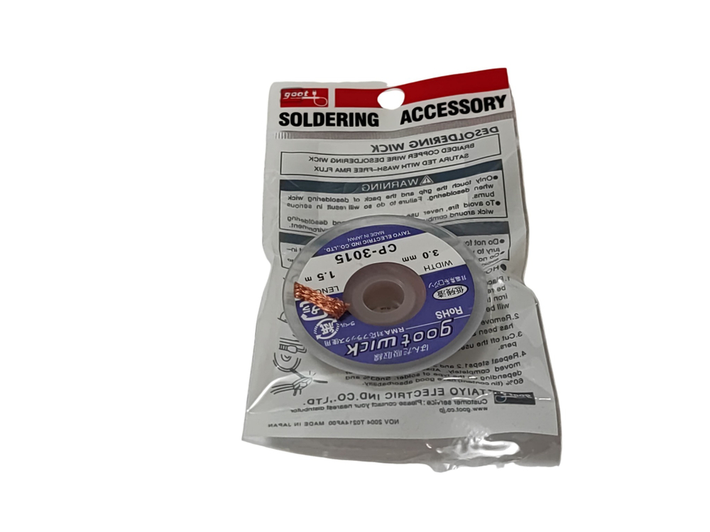 Оплетка для удаления припоя CP-3015 Goot Wick