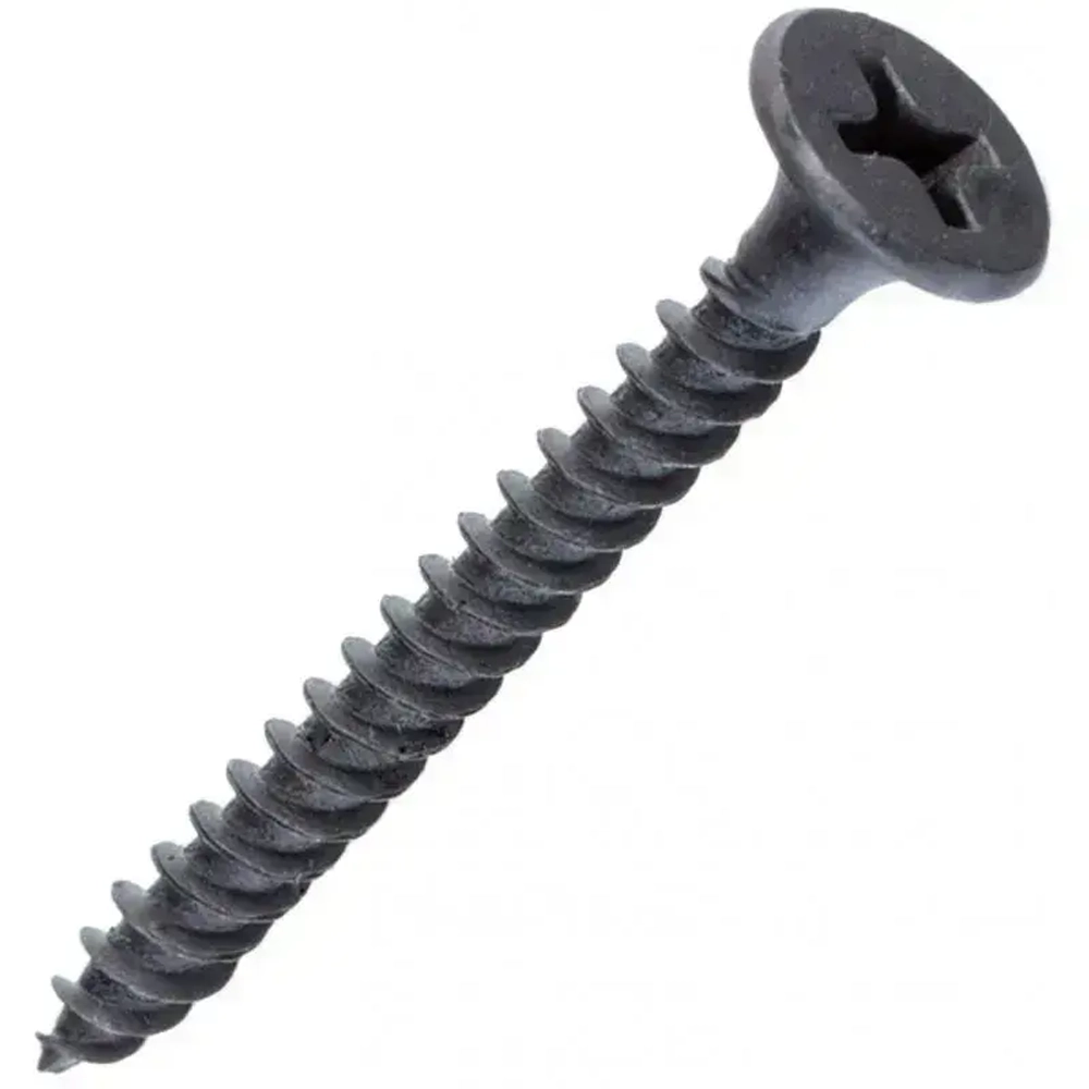 Саморезы черные по дереву 3,5x51 (50шт)