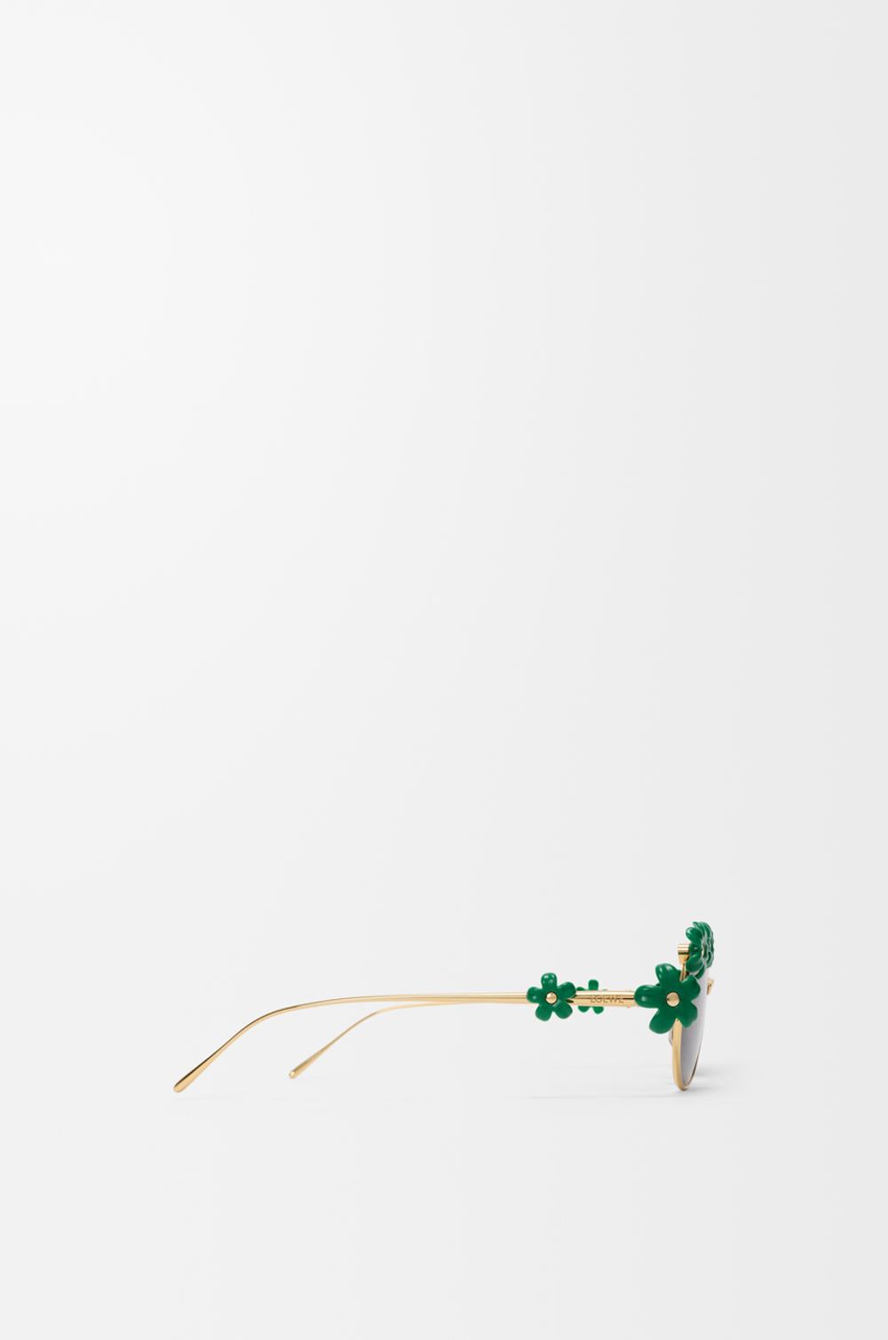 Loewe Солнцезащитные очки Daisy Field, изумрудный/зеленый