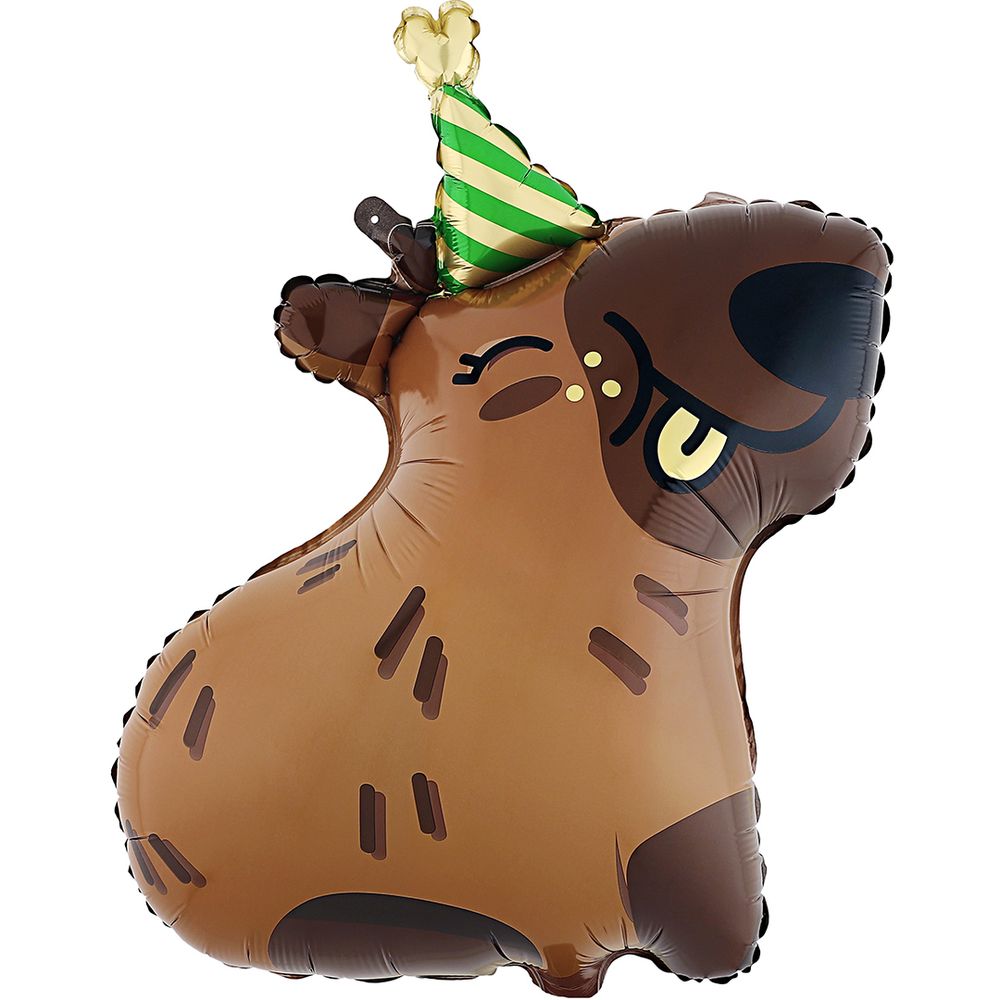 Шар (31''/79 см) Фигура, Капибара, 1 шт. в уп.