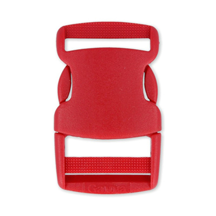Пряжка-замок "фастекс" цв.519 красный,  25мм