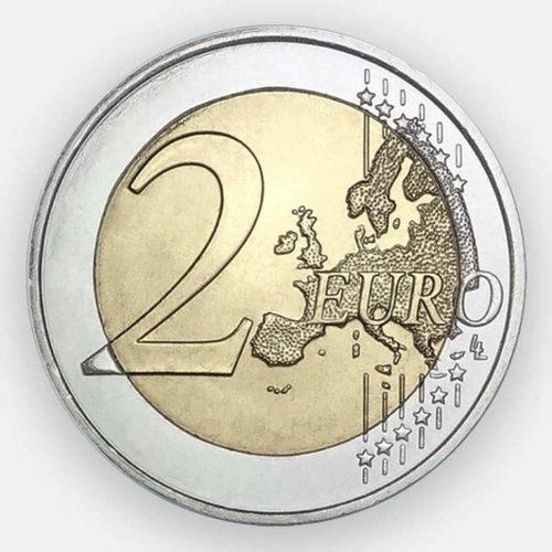 2 евро 50-летие восстановления демократии в Греции 2024 г