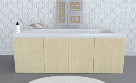 Экран под ванну комбинированный TR-9-451 устика