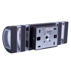 UUL-S16A 2x60W-E27 IP65 BLACK Светильник уличный. под две лампы Е27. Архитектурный накладной. Корпус черный. TM Uniel