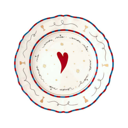 Тарелка обеденная Il Frutto Della Passione Cuore (26.5 см)