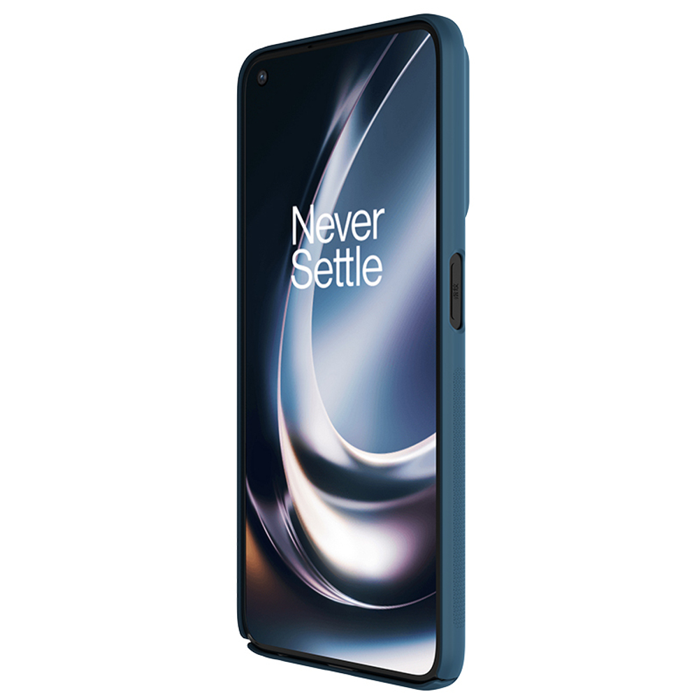 Чехол синего цвета с защитной шторкой для камеры на OnePlus Nord CE2 Lite 5G, Nillkin серия CamShield Case