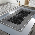 Коврик для ванной комнаты ZALEL 45х75 противоскользящее покрытие GZN-176