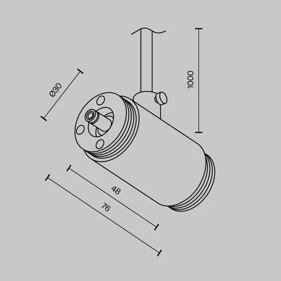 Комплектующие для систем освещения с токоведущими элементами Technical CA013IC-P-B