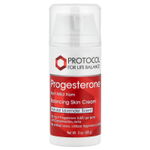 Protocol for Life Balance, Прогестерон из дикого ямса, балансирующий крем для кожи, с натуральной лавандой, 85 г (3 унции)