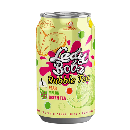 Напиток Lady Boba Bubble Tea со вкусом груши и дыни