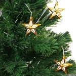 Елка 120 см светодиодная «Ночная искра» оптоволокно + звезды (125 веток)